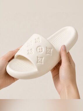 Minimalist Soft Slide Slippers | Cushioned Comfort Sandals Beige